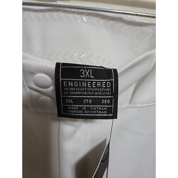 Nike Pants Men's XXXL White Red Vapor Select Baseball Sports 3XL BQ5489-109 New - Picture 4 of 9